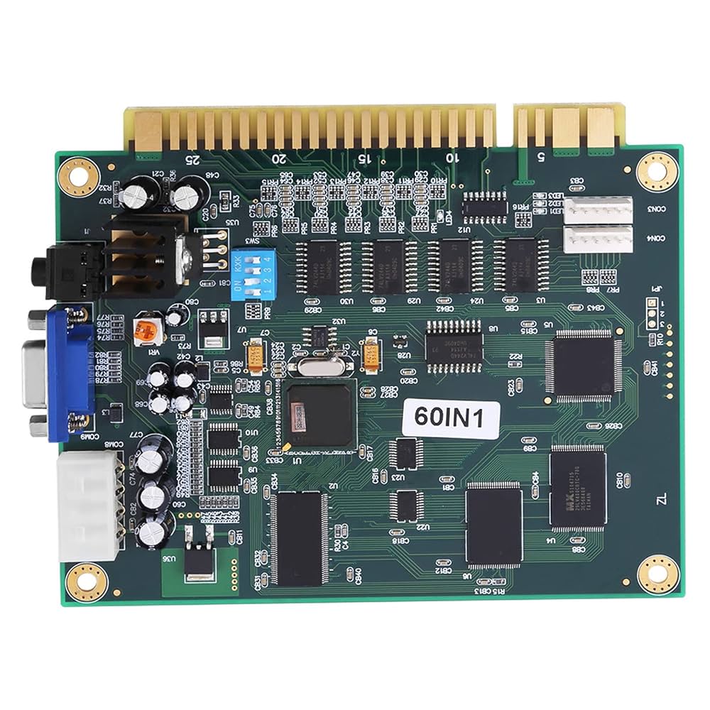 Amazon.co.jp: マルチケードPCBボード 60in1 CGA/VGA出力用